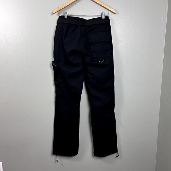 NWT Fashion Nova Operation Cargo Black Utility Jogger Pants Large New High Rise - Picture 5 of 6